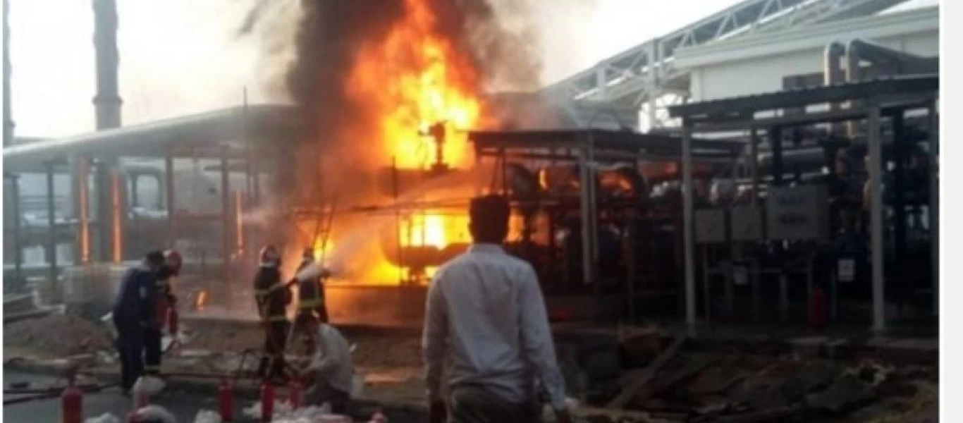 Τεράστια πυρκαγιά κατακαίει βιομηχανικό συγκρότημα στο Ιράν (βίντεο)